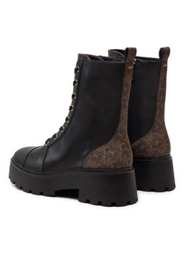 MICHAEL Michael Kors Trapery Blake Bootie 40T4BKFE9L Czarny. Kolor: czarny. Materiał: skóra