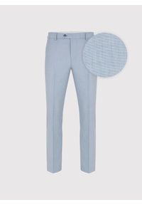Pako Lorente - PAKO LORENTE – Jasnoniebieskie spodnie ganiturowe. Kolor: niebieski. Materiał: poliester, wiskoza. Wzór: gładki. Styl: młodzieżowy, elegancki