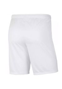Spodenki piłkarskie męskie Nike Dry Park III treningowe szybkoschnące Dri Fit. Kolor: czerwony, biały, wielokolorowy. Technologia: Dri-Fit (Nike). Sport: piłka nożna