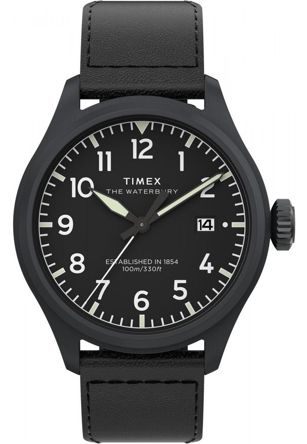 Zegarek męski Timex TW2Y18900 czarny. Kolor: czarny