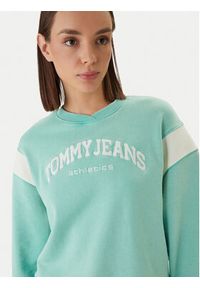 Tommy Jeans Bluza Varsity Crew DW0DW22365 Zielony Regular Fit. Kolor: zielony. Materiał: bawełna #3