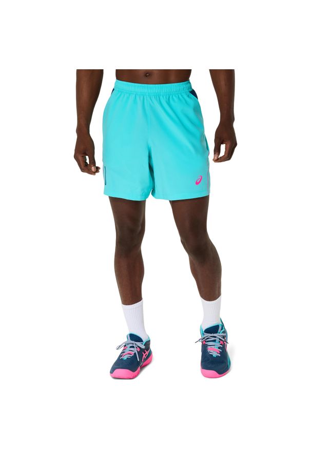 7-calowe spodenki Asics Court. Kolor: niebieski. Sport: tenis