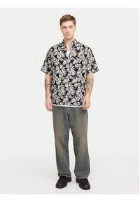 Jack & Jones - Jack&Jones Koszula Joshua 12271089 Czarny Wide Fit. Kolor: czarny. Materiał: bawełna #4