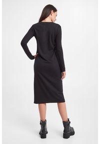 Armani Exchange - Sukienka ARMANI EXCHANGE. Materiał: bawełna. Wzór: nadruk. Długość: midi #3