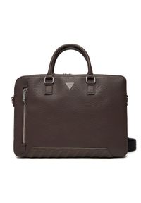 Guess Torba na laptopa HMTOLG P5447 Brązowy. Kolor: brązowy. Materiał: skóra