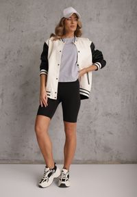 Renee - Szary Bawełniany T-shirt Ozdobiony po Bokach Rozcięciami Brinelle. Kolor: szary. Materiał: bawełna. Wzór: aplikacja. Sezon: lato. Styl: sportowy, elegancki #7