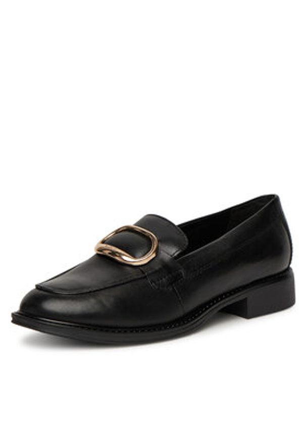 MEXX Loafersy MX/013C-RST Czarny. Kolor: czarny. Materiał: skóra