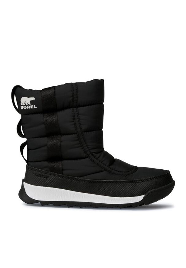 sorel - Sorel Śniegowce Youth Whitney II Puffy Mid NY3873 Czarny. Kolor: czarny. Materiał: materiał