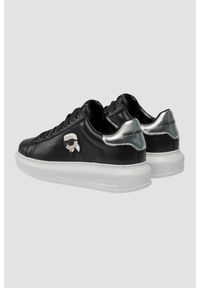 Karl Lagerfeld - KARL LAGERFELD Czarne sneakersy Karl Nft Lo Lace, Rozmiar 40. Kolor: czarny