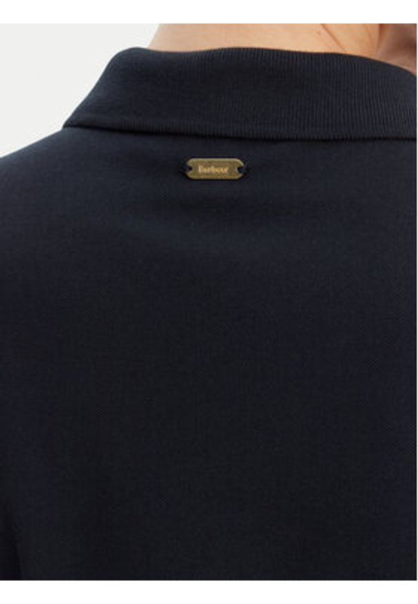 Barbour Sukienka codzienna LDR0917NY73 Granatowy Regular Fit. Okazja: na co dzień. Kolor: niebieski. Materiał: bawełna. Typ sukienki: proste. Styl: casual