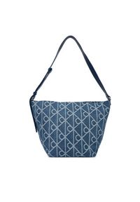 Calvin Klein Torebka Emblem Aop Denim Bucket LV04F3432G Niebieski. Kolor: niebieski #4