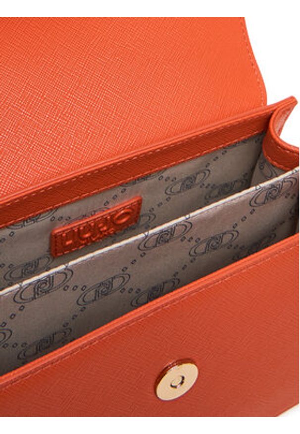 Liu Jo Torebka S Crossbody AA5173 E0087 Pomarańczowy. Kolor: pomarańczowy. Materiał: skórzane