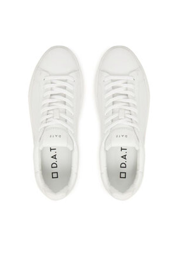 D.A.T.E. Sneakersy Levante Mono M431-LV-MN Biały. Kolor: biały. Materiał: skóra