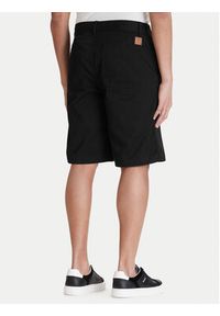 Calvin Klein Jeans Szorty materiałowe 90s LV04RD603G Czarny Baggy Fit. Kolor: czarny. Materiał: bawełna #3