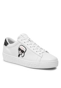 Karl Lagerfeld - Sneakersy KARL LAGERFELD KL51030 White Lthr. Kolor: biały. Materiał: skóra