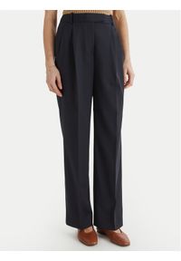 TOMMY HILFIGER - Tommy Hilfiger Spodnie materiałowe Timeless WW0WW48352 Granatowy Straight Fit. Kolor: niebieski. Materiał: syntetyk #1