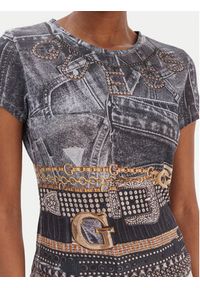 Guess T-Shirt W6RI05 KCCG0 Czarny Classic Fit. Kolor: czarny. Materiał: syntetyk #4