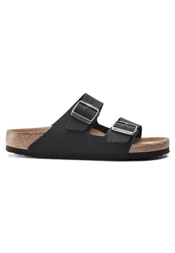 Klapki Birkenstock Arizona Bfbc. Zapięcie: bez zapięcia. Kolor: czarny. Materiał: guma, materiał, skóra, syntetyk. Szerokość cholewki: normalna. Sport: turystyka piesza