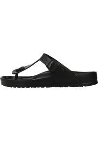 Japonki męskie Birkenstock Gizeh Eva. Kolor: czarny. Materiał: materiał, syntetyk. Szerokość cholewki: normalna. Sport: turystyka piesza