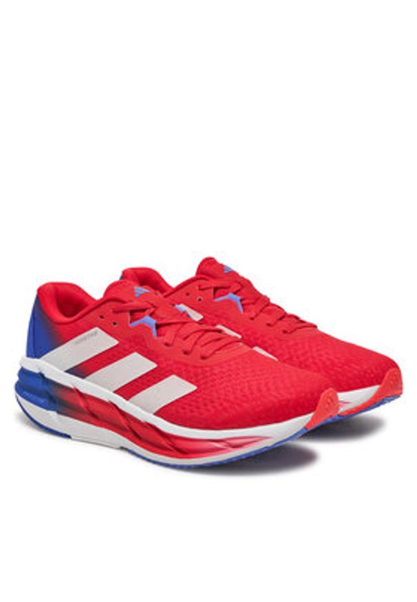 Adidas - adidas Buty do biegania adistar 3 JI1242 Czerwony. Kolor: czerwony. Materiał: materiał