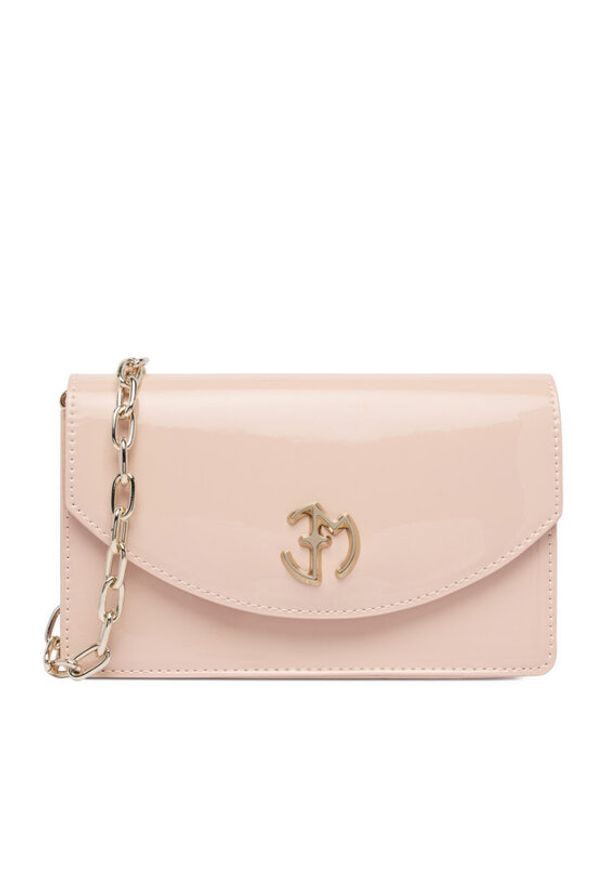 Eva Minge Torebka EO-ANGEL-LDA8639 Różowy jasny. Kolor: różowy. Materiał: skórzane