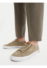 Nautica Tenisówki CWBEO-LANDMAN-01 Khaki. Kolor: brązowy. Materiał: materiał #1