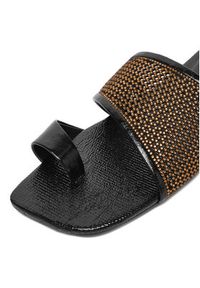 Eva Minge Japonki EO-NIA-V2221-163-1 Czarny. Kolor: czarny. Materiał: skóra, syntetyk #9