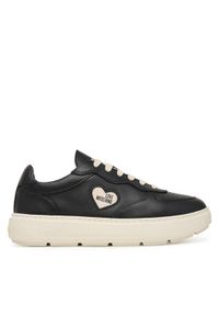 Love Moschino - LOVE MOSCHINO Sneakersy JA15294G1PIAM00A Czarny. Kolor: czarny. Materiał: skóra #1