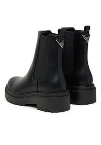 Guess Sztyblety FLTLNA FAL10 Czarny. Kolor: czarny. Materiał: skóra