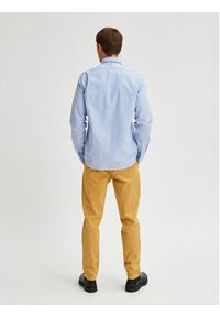 Selected Homme Koszula Rick 16077359 Błękitny Regular Fit. Kolor: niebieski. Materiał: bawełna #5
