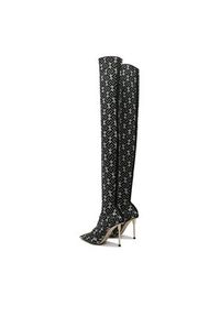 Elisabetta Franchi Muszkieterki SA-33L-36E2 Czarny. Kolor: czarny. Materiał: materiał