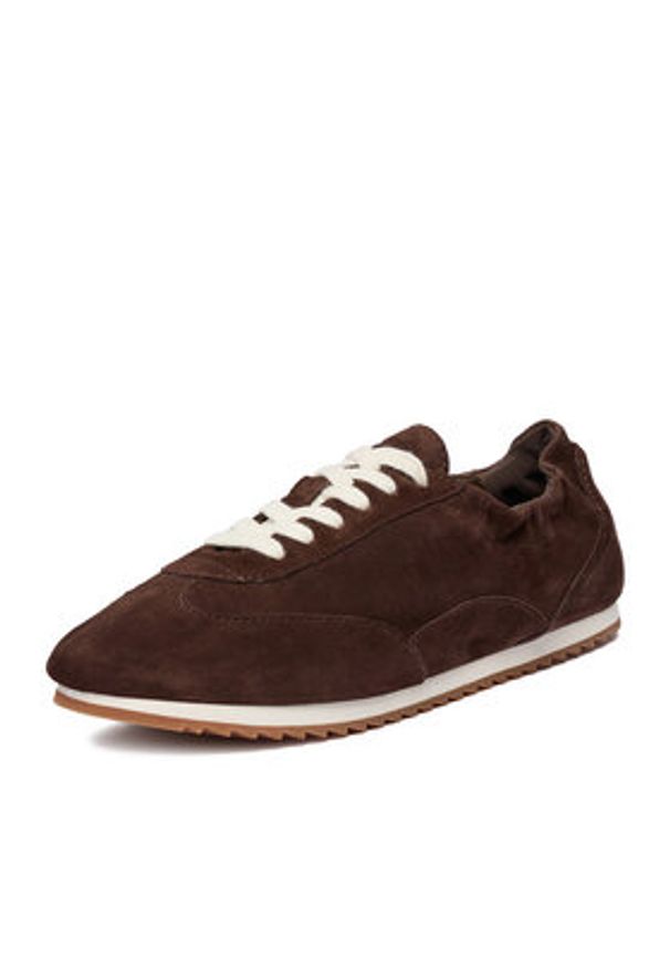 Gino Rossi - GINO ROSSI Sneakersy C-GR025 Brązowy. Kolor: brązowy. Materiał: skóra, zamsz