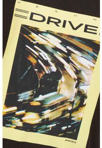 Resume - Résumé longsleeve bawełniany kolor czarny. Kolor: czarny. Materiał: bawełna. Długość rękawa: długi rękaw. Wzór: nadruk. Styl: klasyczny #5