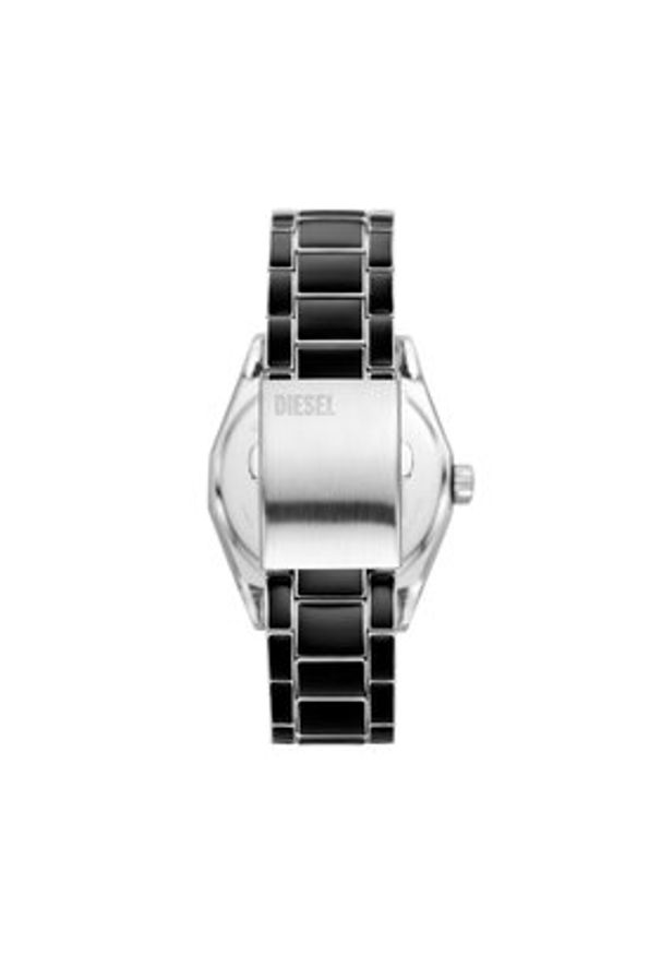 Diesel Zegarek Double Scraper DZ2195 Czarny. Kolor: czarny