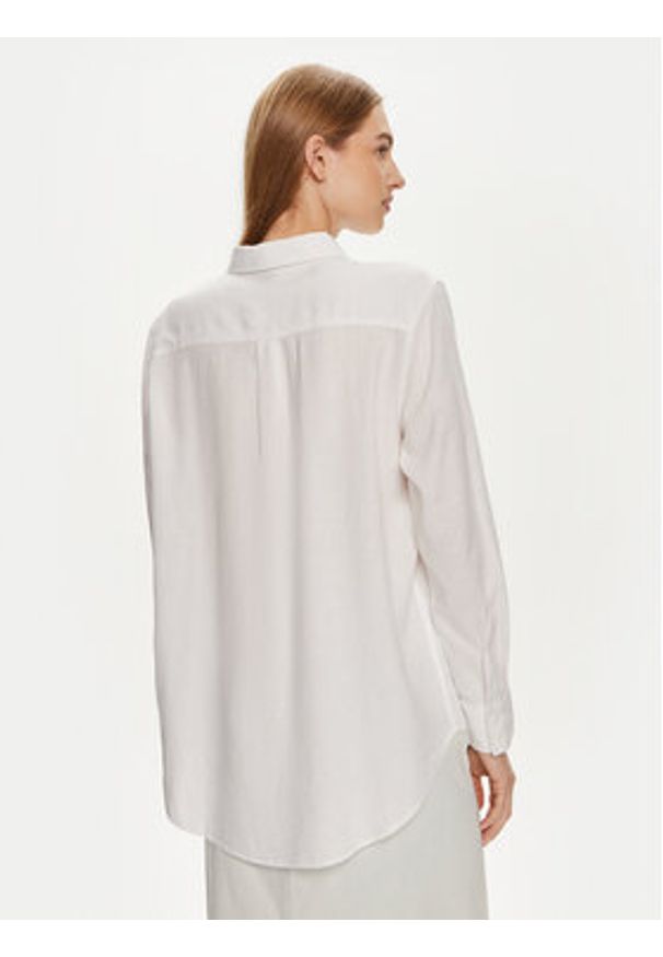 Vero Moda Koszula Linn 10305085 Biały Relaxed Fit. Kolor: biały. Materiał: len