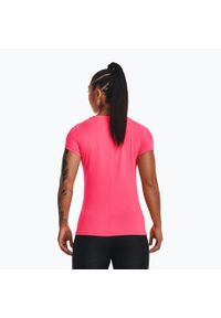 Koszulka fitness damska Under Armour Hg Armour SS. Kolor: różowy. Sport: fitness