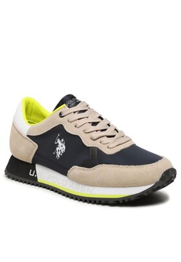 U.S. Polo Assn. Sneakersy Cleef CLEEF001A Niebieski. Kolor: niebieski. Materiał: materiał