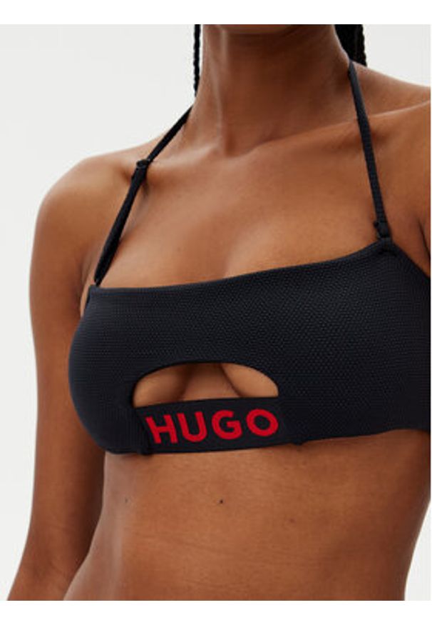 Hugo - HUGO Góra od bikini Dotti 50540224 Czarny. Kolor: czarny. Materiał: syntetyk