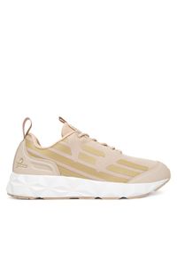 Sneakersy EA7 Emporio Armani. Kolor: beżowy