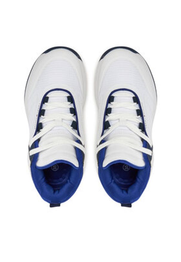 TOMMY HILFIGER - Tommy Hilfiger Sneakersy Low Cut Lace-Up T3B9-33884-1695 Biały. Kolor: biały. Materiał: materiał