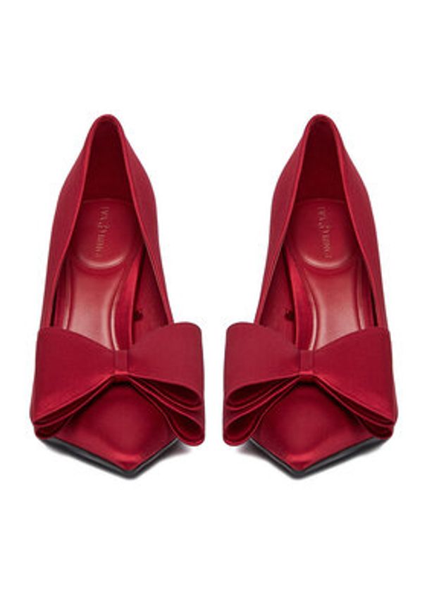 Eva Minge Szpilki EO-EMI-25P142 Czerwony. Kolor: czerwony. Materiał: materiał. Obcas: na szpilce