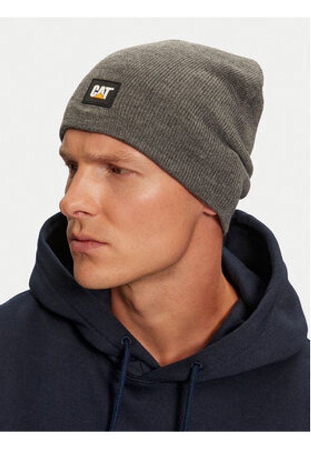 CATerpillar Czapka Logo Knit 1120038-004 Szary. Kolor: szary. Materiał: syntetyk