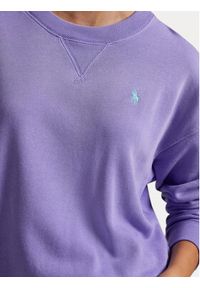 Polo Ralph Lauren Bluza 211971690006 Fioletowy Relaxed Fit. Typ kołnierza: polo. Kolor: fioletowy. Materiał: bawełna #3