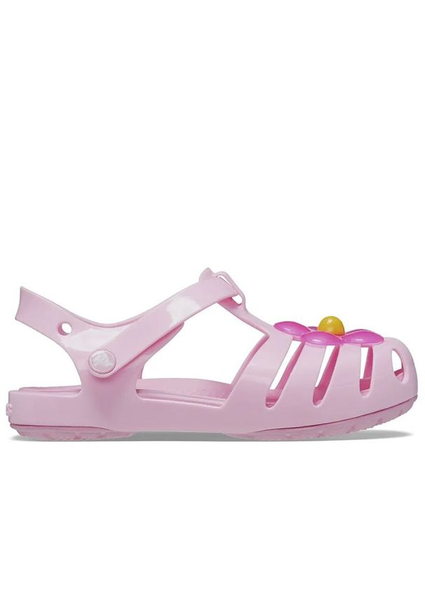 Sandały Crocs Isabella Sandal 208445-6S0 - różowe. Kolor: różowy. Materiał: syntetyk, materiał, guma