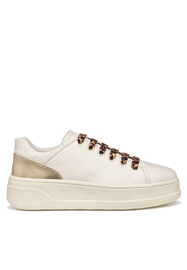 Geox Sneakersy D Spherica Ecub-2 D56WVD 0BCBN C1327 Biały. Kolor: biały. Materiał: skóra