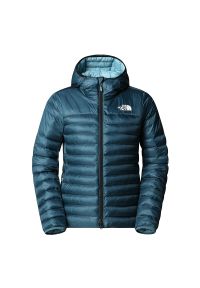 Kurtka damska The North Face Terra Peak 0A8DEDBQ51 - niebieska. Okazja: na co dzień. Kolor: niebieski. Materiał: materiał, syntetyk, puch, nylon. Sezon: jesień, zima. Styl: casual #1