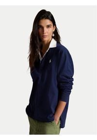 Polo Ralph Lauren Sweter 211B17797001 Granatowy Regular Fit. Typ kołnierza: polo. Kolor: niebieski. Materiał: bawełna #1