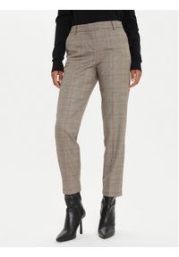 Morgan Chinosy 242-PICTA.F Beżowy Slim Fit. Kolor: beżowy. Materiał: wiskoza, syntetyk