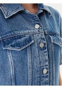 TOMMY HILFIGER - Tommy Hilfiger Sukienka jeansowa WW0WW46638 Niebieski Slim Fit. Kolor: niebieski. Materiał: lyocell #5