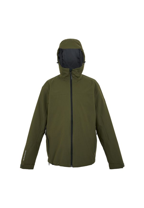 Regatta - Męska Kurtka Coriver 3 W 1. Kolor: czarny, zielony, wielokolorowy. Sport: turystyka piesza